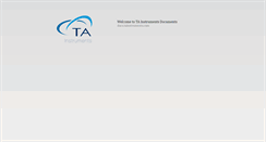 Desktop Screenshot of docs.tainstruments.com